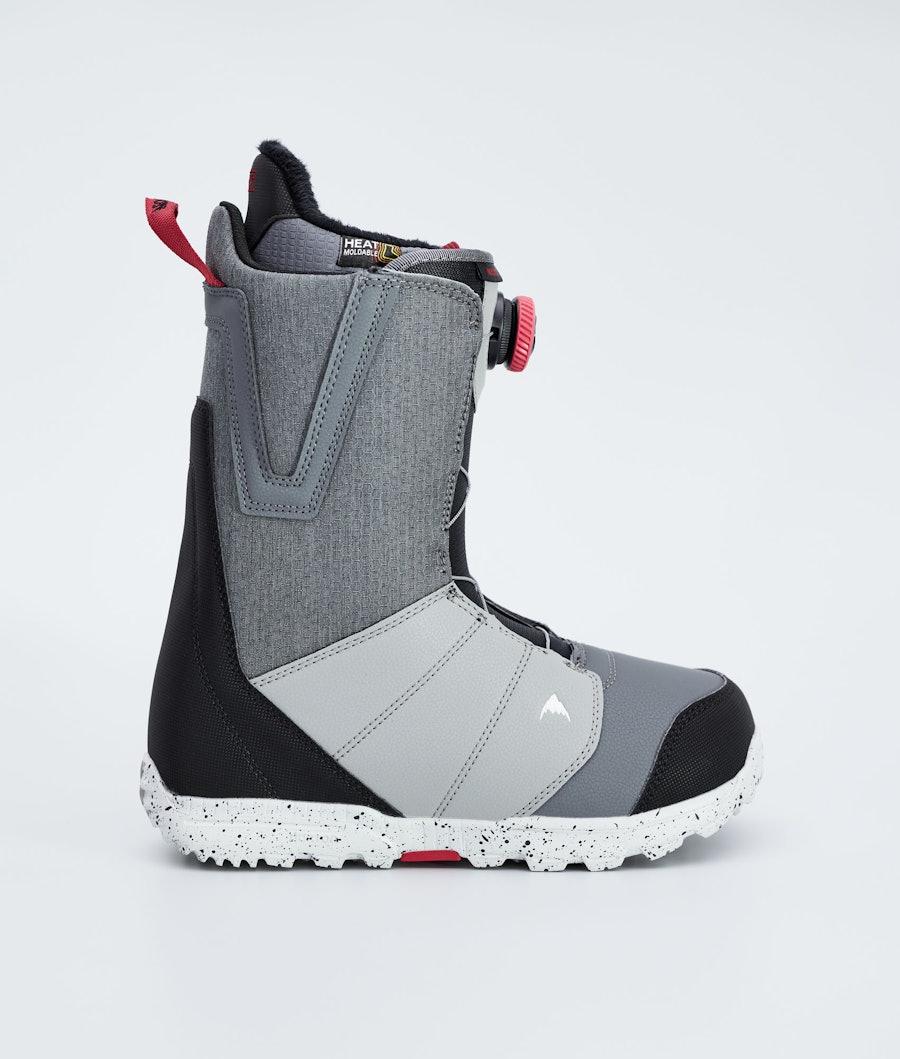Burton Moto Boa Snowboard Boots Gray