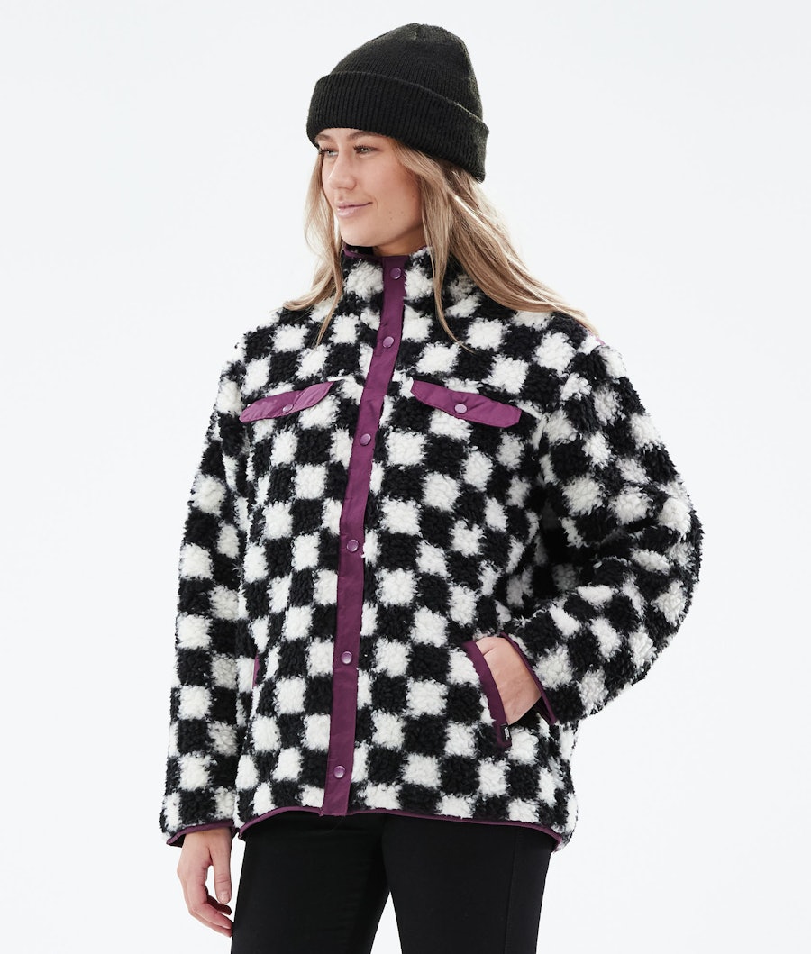 Vans Dreaming Sherpa Fleece Sweater Checkerboard