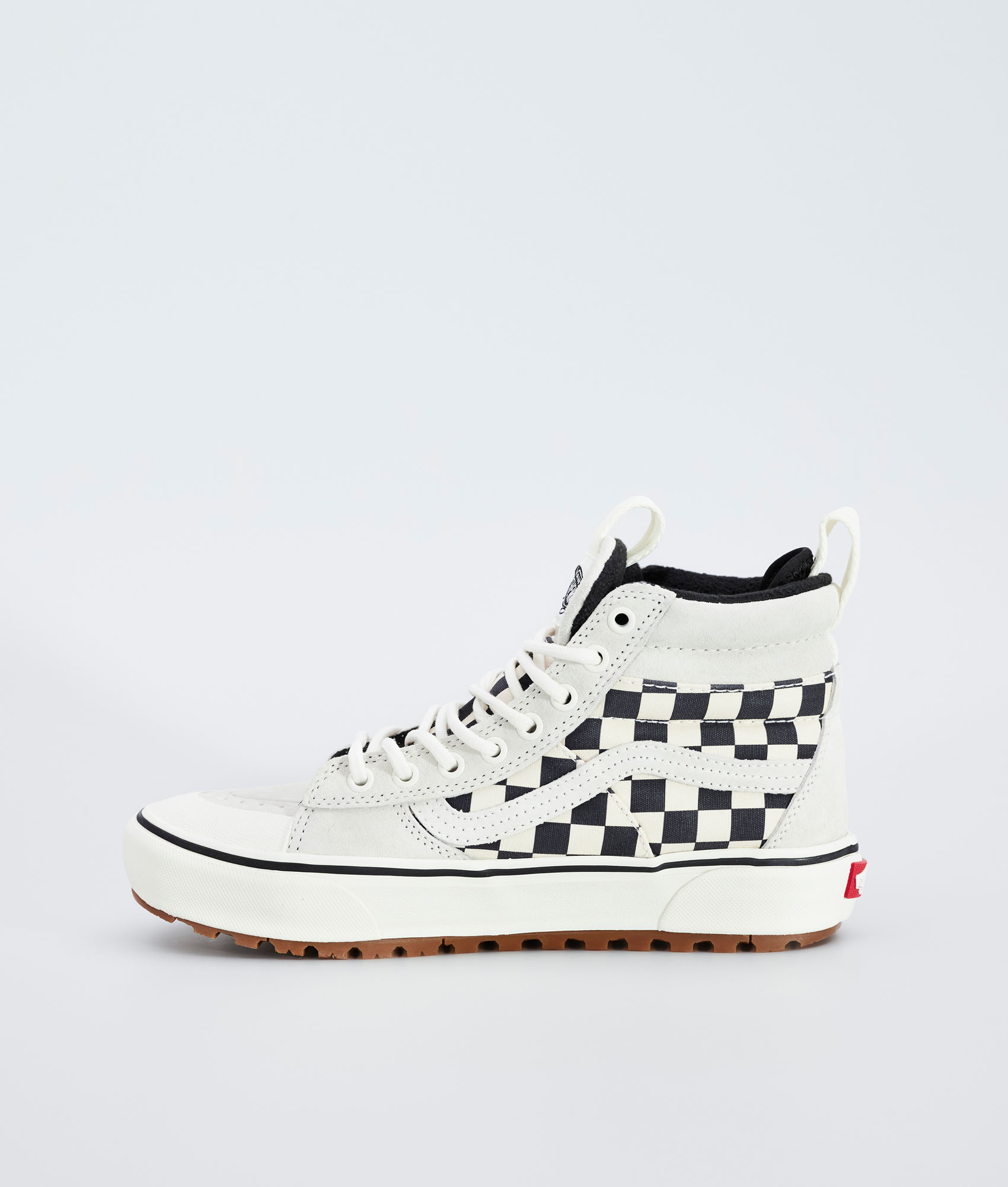 marshmallow checkered vans