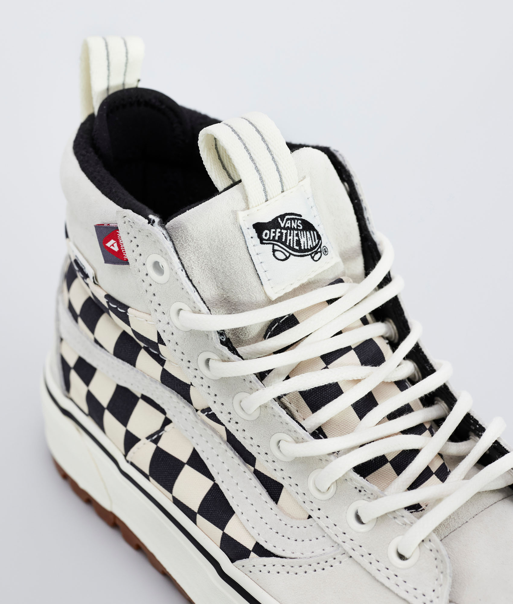 marshmallow checkered vans