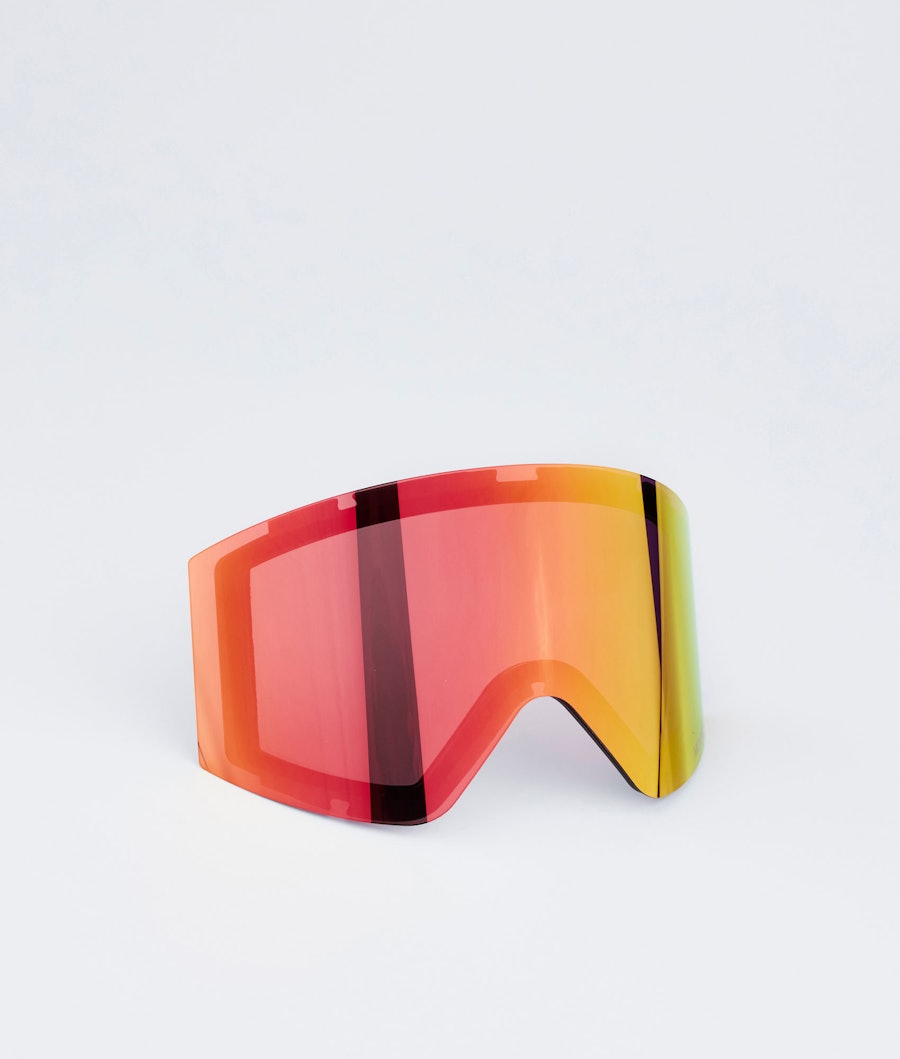 Scope 2021 Goggle Lens Ecran de remplacement pour masque de ski Ruby Red Mirror