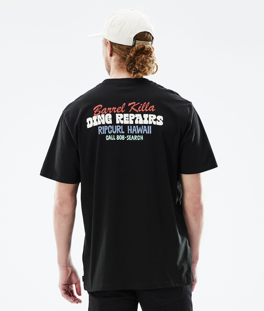 Rip Curl Barrel Killa Repair T-shirt Black