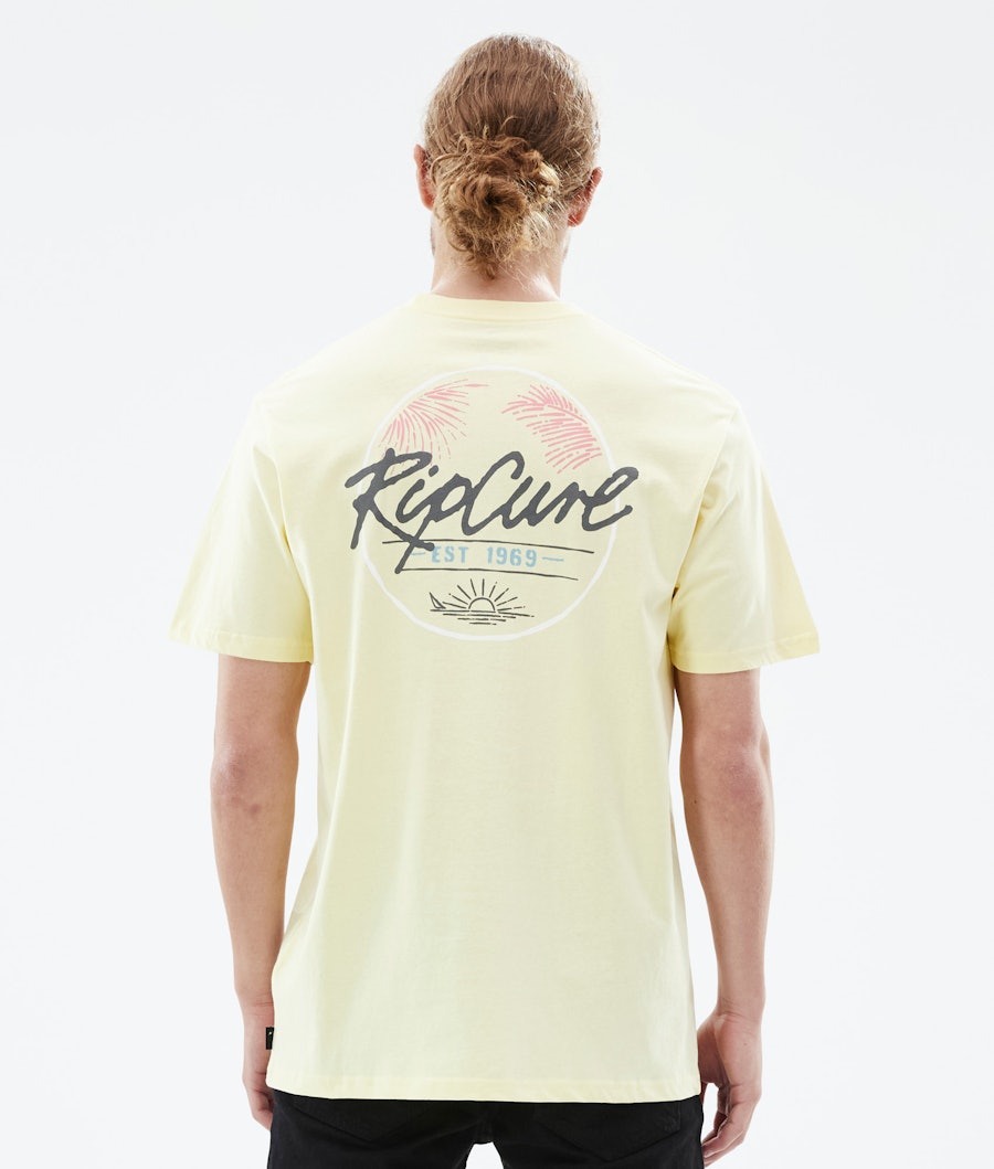 Rip Curl Playa Vibrations T-shirt Pastel Yellow