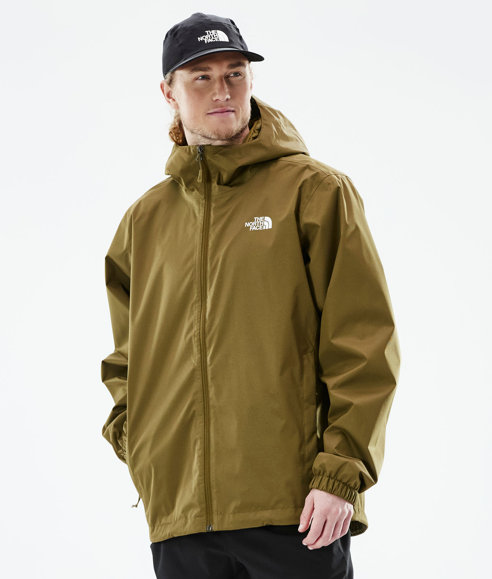 The North Face Quest Men's Outdoor Jacket Military Olive Black Heather ...