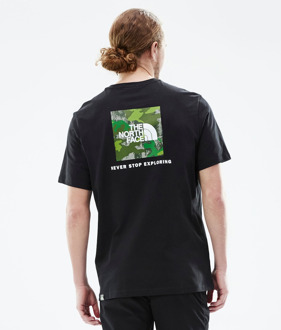 The North Face Redbox T-paita Tnf Black/Tea Green Tnf Camo Print