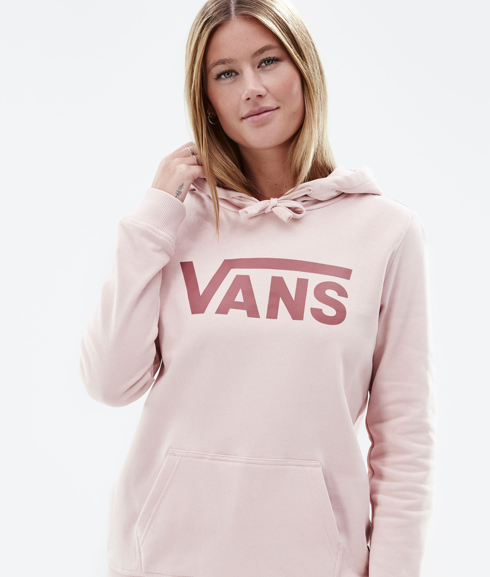 pink vans hoodie womens