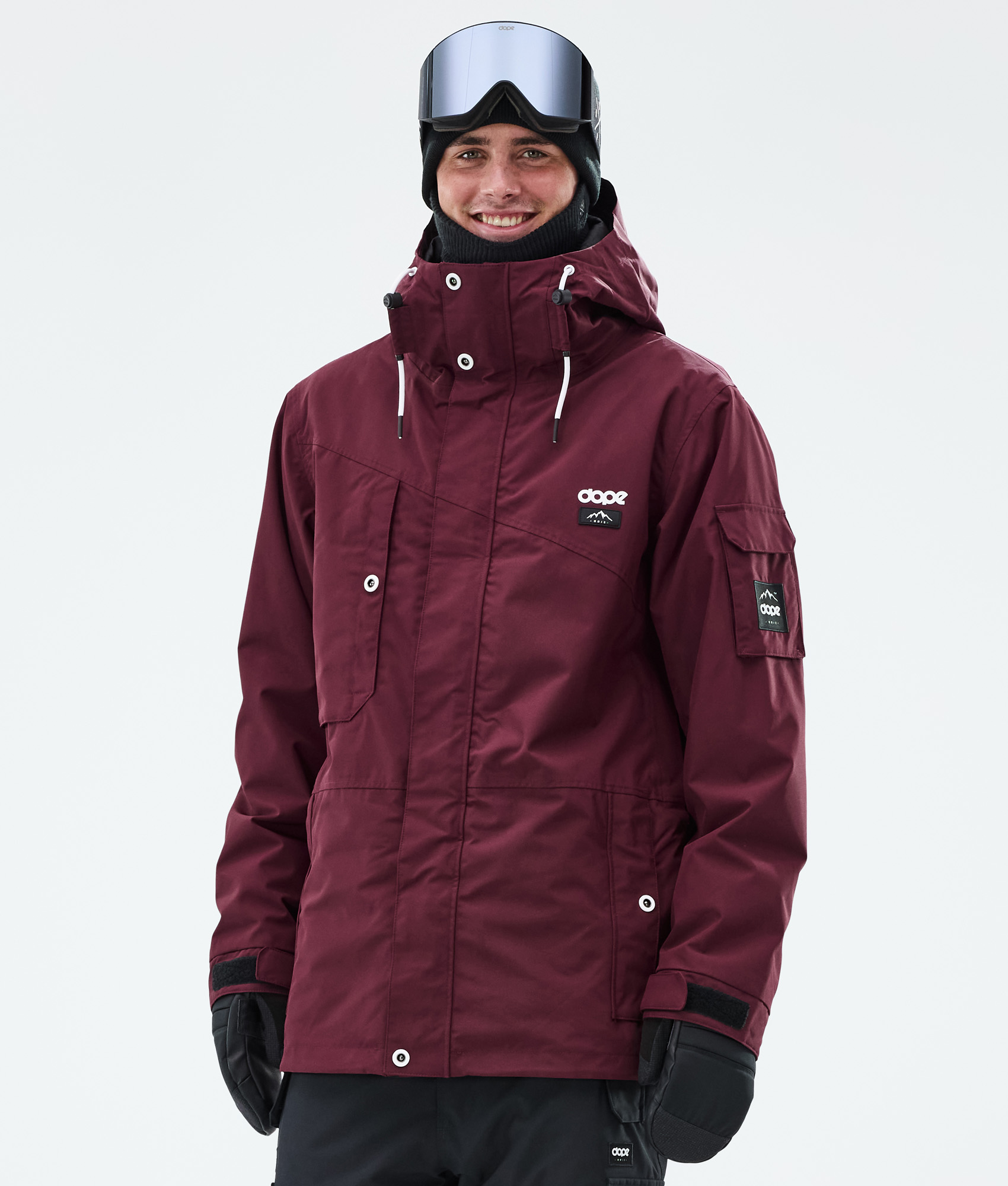 スノーボード Green clothing Heavy jacket burgundy H0853_01_k6RSsRy.jpg