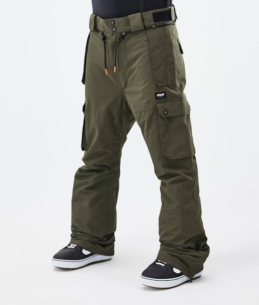 Pantalones de esquí de X-TIGER para hombre, pantalón con pechera