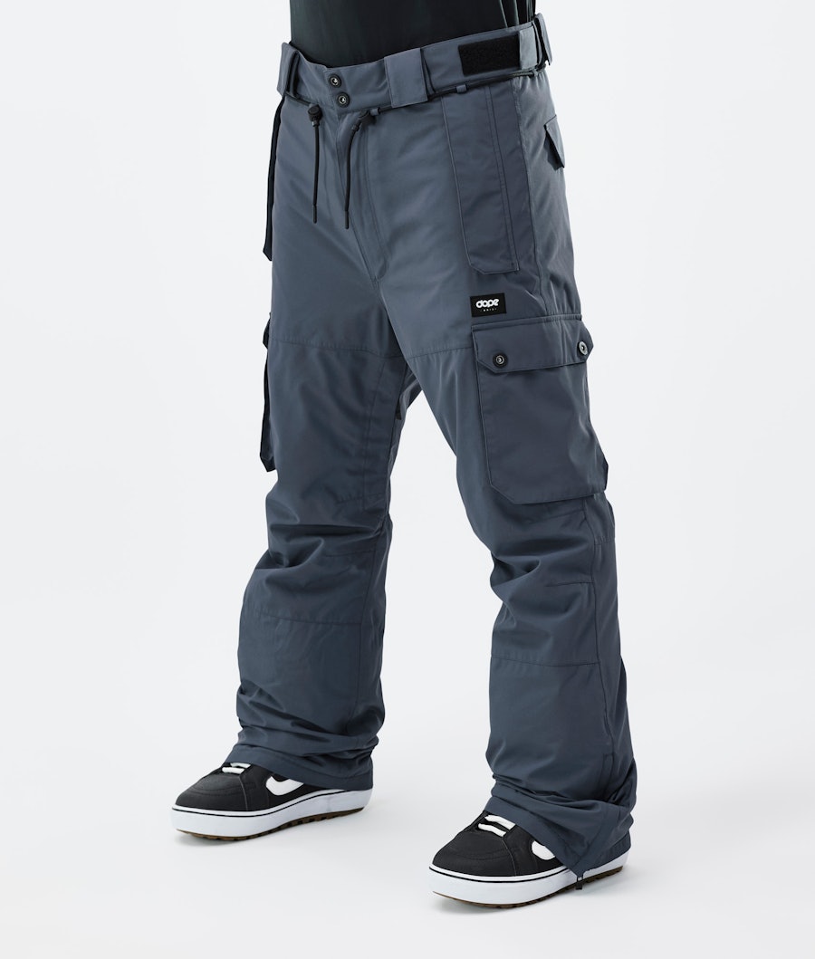 Iconic Snowboard Pants Men Metal Blue