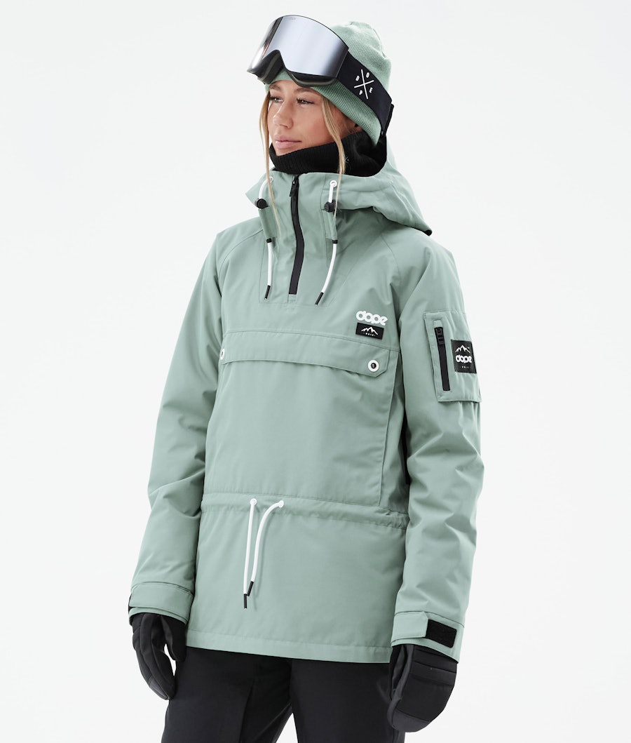 Annok W Ski Jacket Women Faded Green