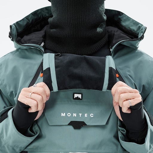 Montec Doom Chaqueta Snowboard Hombre Atlantic/Black - Verde