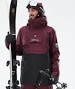 Doom Ski Jacket Men Burgundy/Black