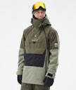 Doom Snowboard Jacket Men Olive Green/Black/Greenish