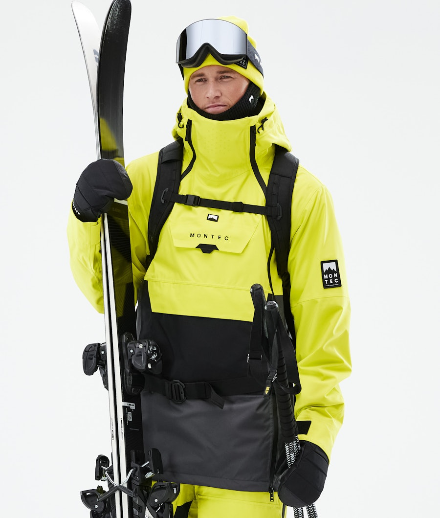 Doom Veste de Ski Homme Bright Yellow/Black/Phantom