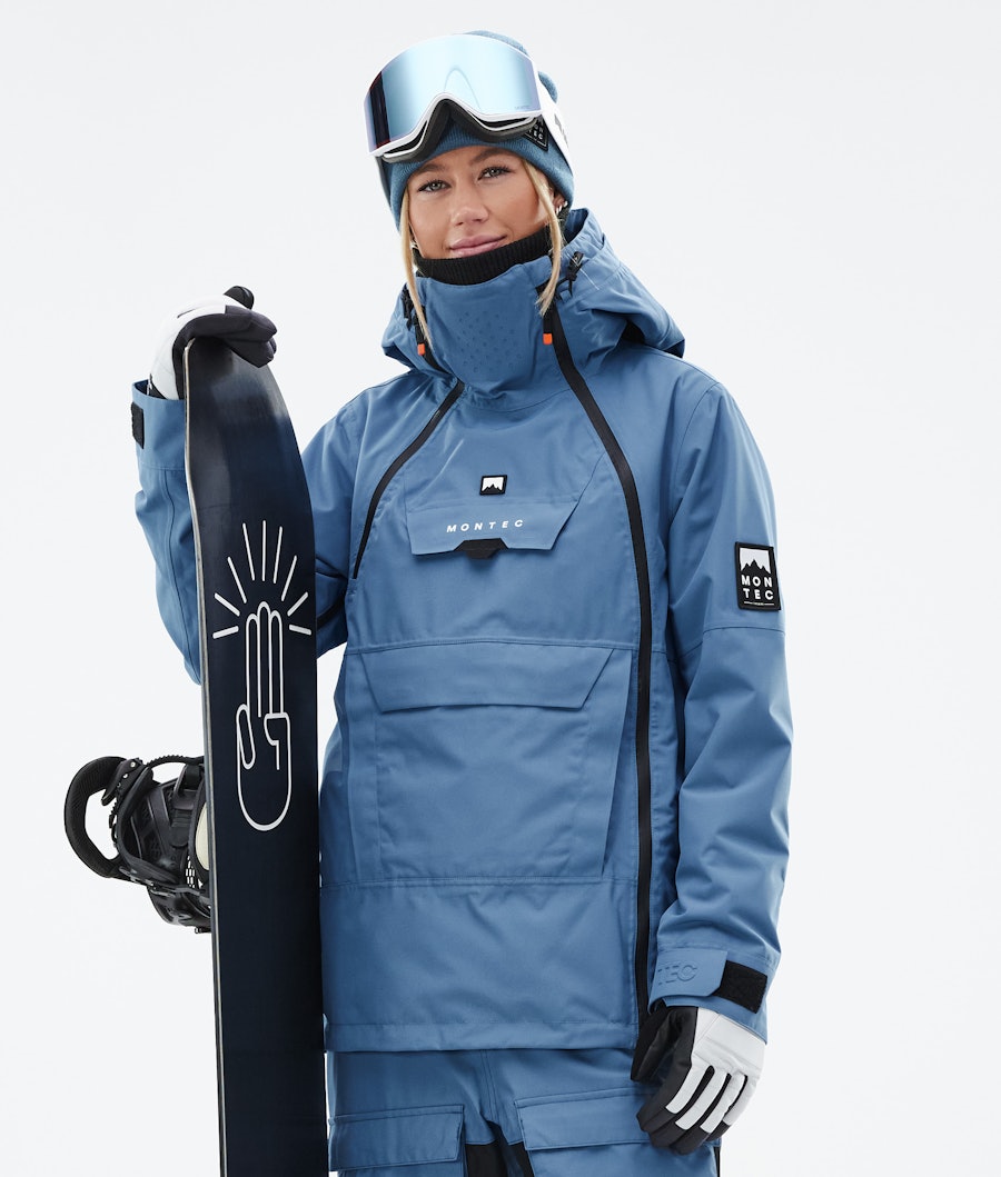 Doom W Snowboard Jacket Women Blue Steel