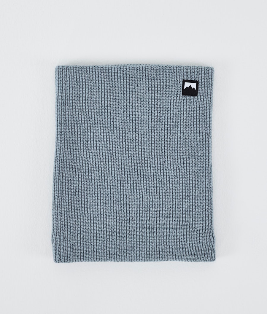 Classic Knitted Facemask Soft Blue