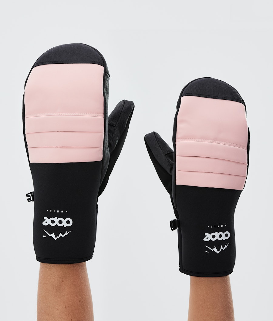 Ace Snow Mittens Soft Pink