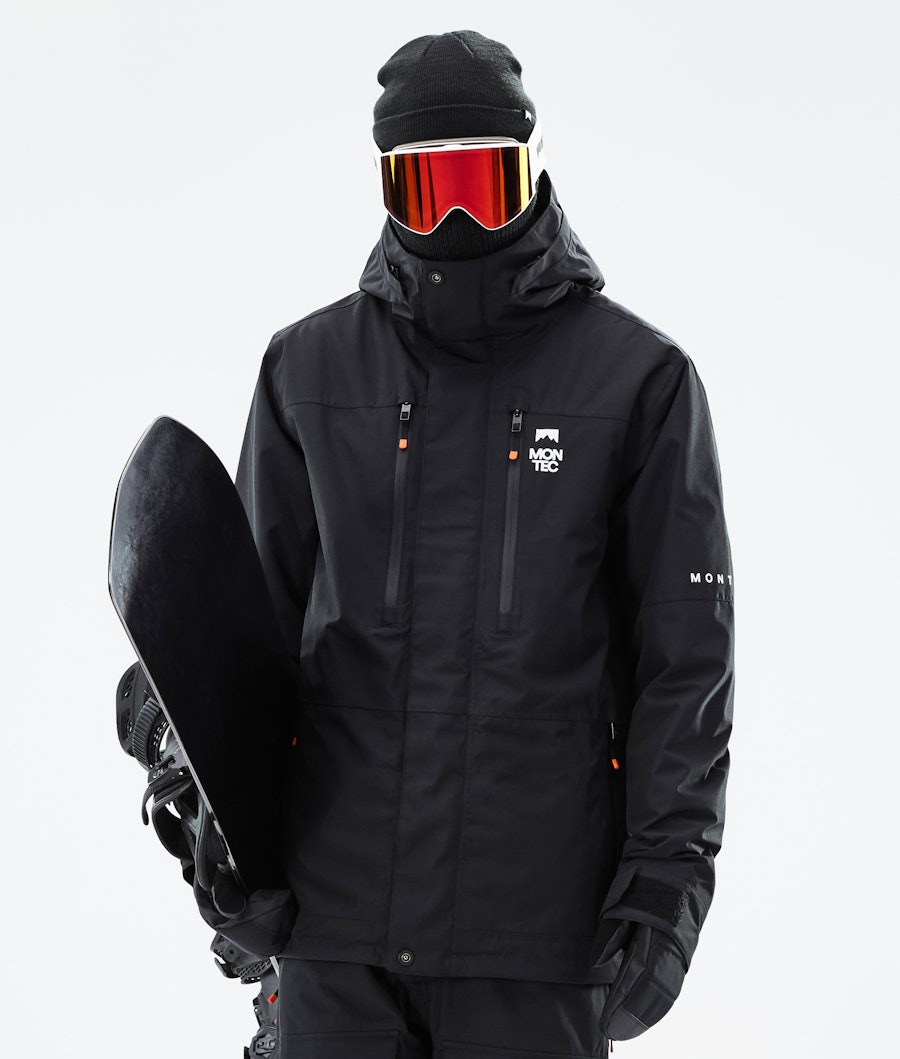 Outcome Than Regularity Montec Fawk 2021 Men's Snowboard Jacket Black | Montecwear.com