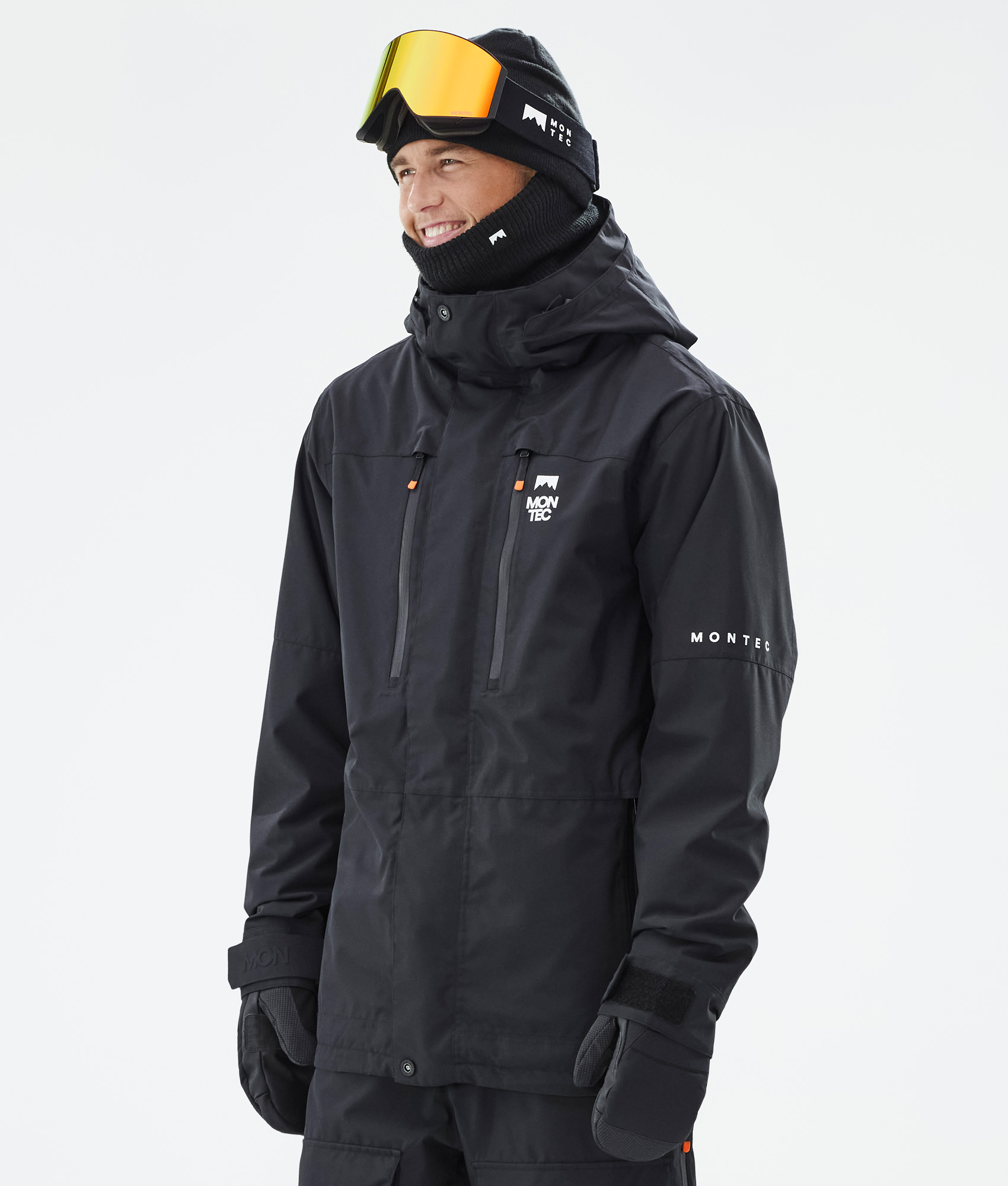 Montec Fawk Ski Jacket Men Light Grey/Black
