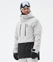 Fawk Ski Jacket Men Light Grey/Black