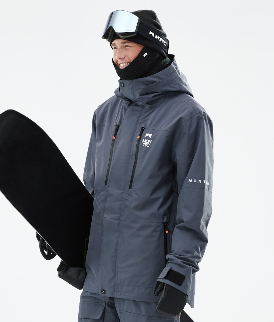 Fawk Snowboard jas Heren Metal Blue