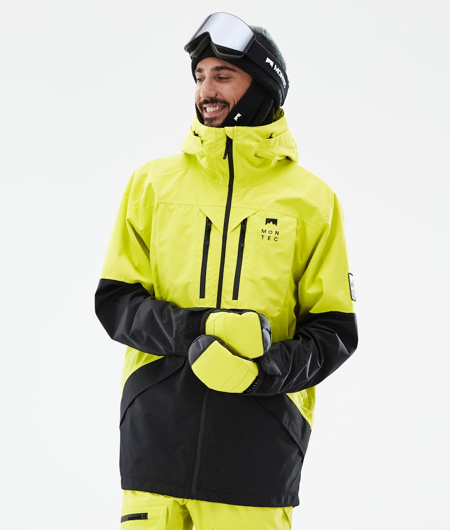 Arch スキージャケット メンズ Bright Yellow/Black