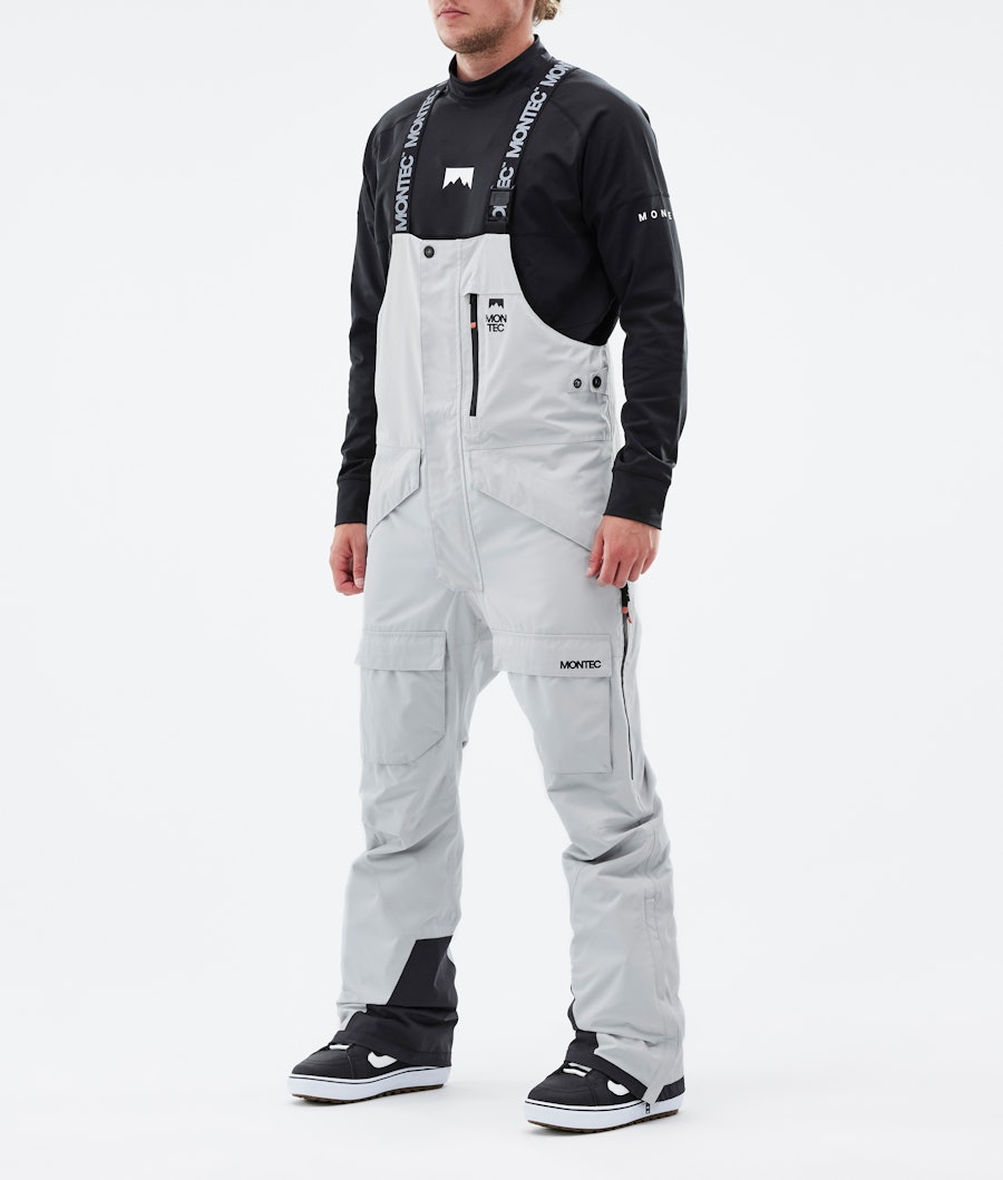 Fawk Snowboard Pants Men Light Grey