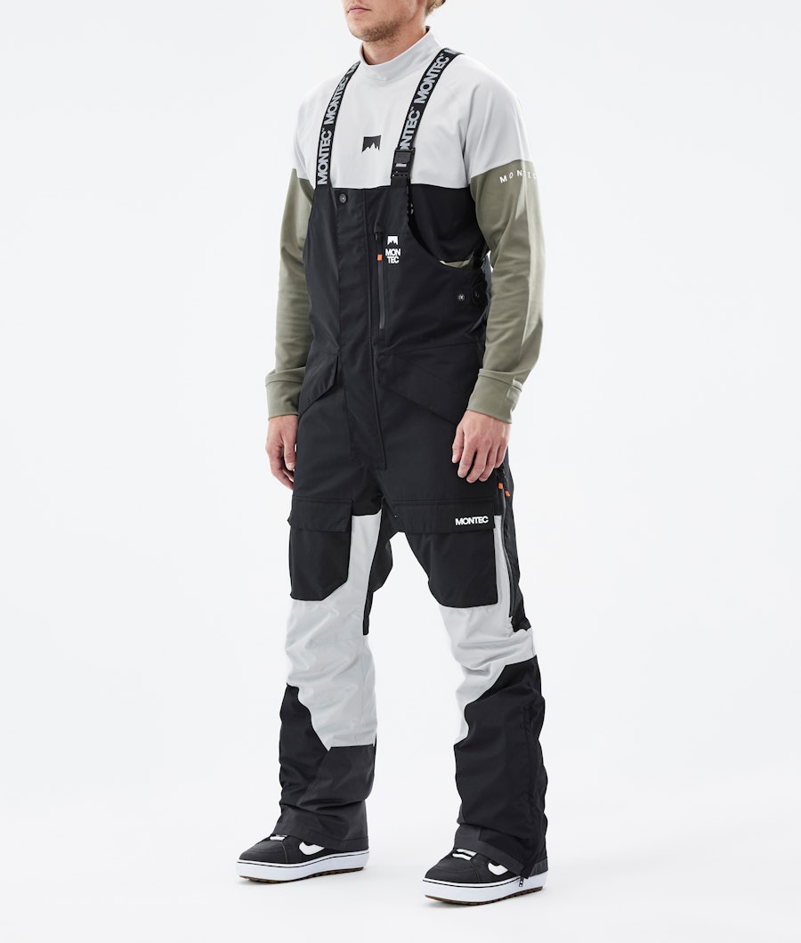 Fawk Snowboard Pants Men Black/Light Grey