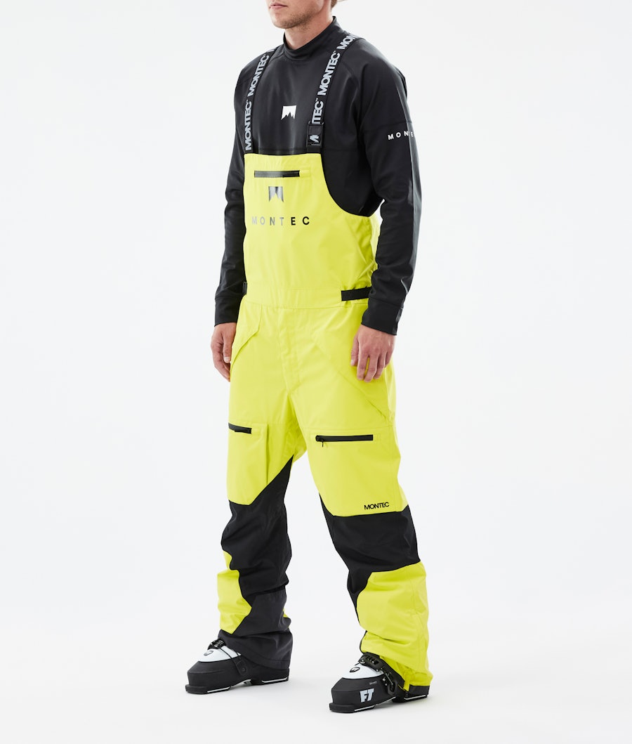 Arch Pantalon de Ski Homme Bright Yellow/Black