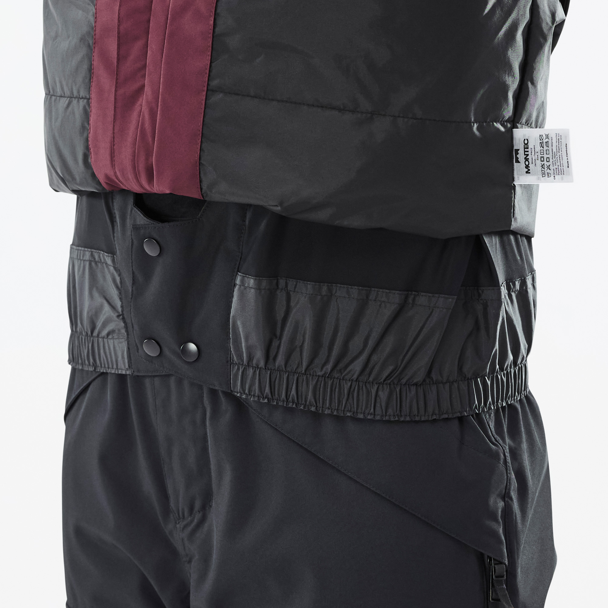 Montec Moss W Women's Ski Jacket Burgundy/Black