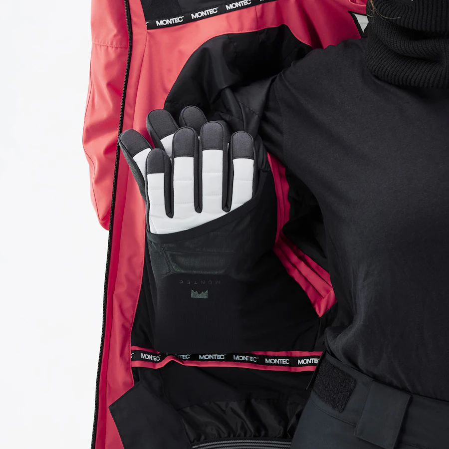 Montec Moss W Women's Snowboard Jacket Coral/Black | Montecwear.com