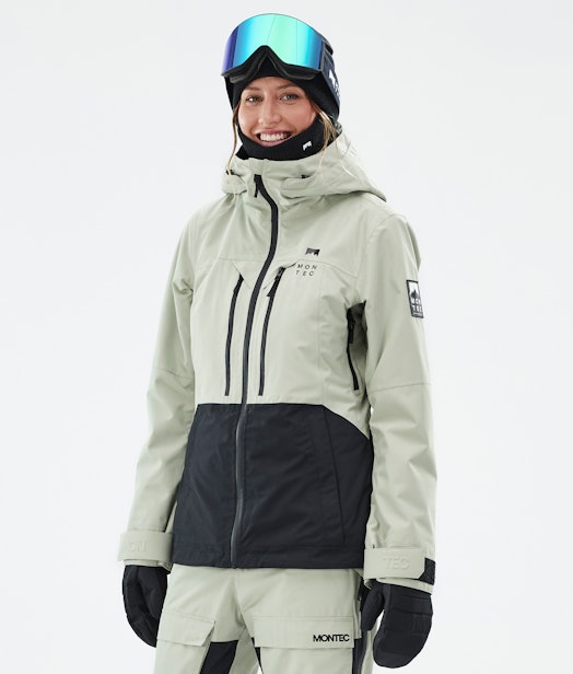 Moss W Snowboard jas Dames Soft Green/Black