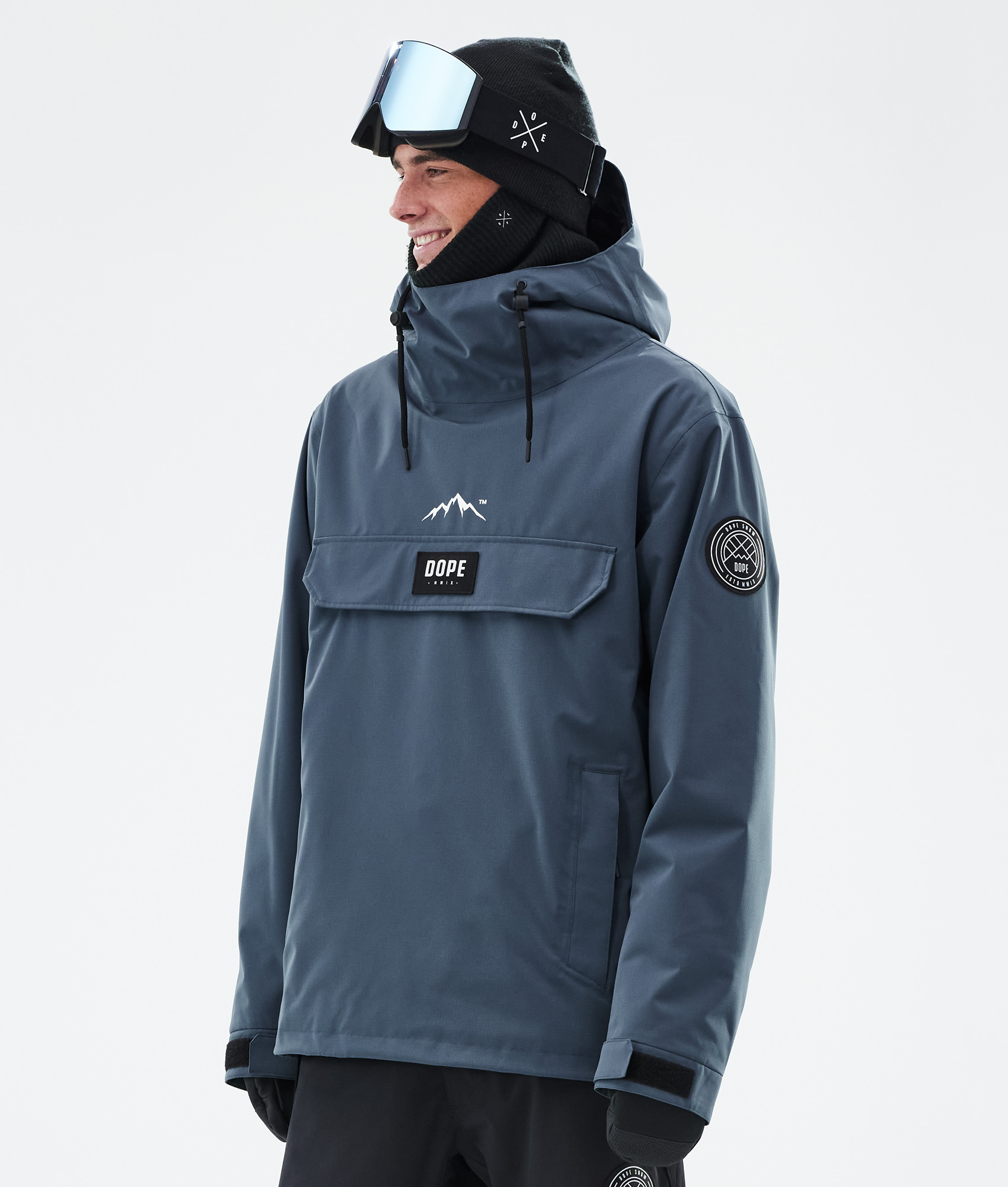 Dope Blizzard Snowboard Jacket Men Metal Blue | Dopesnow.com