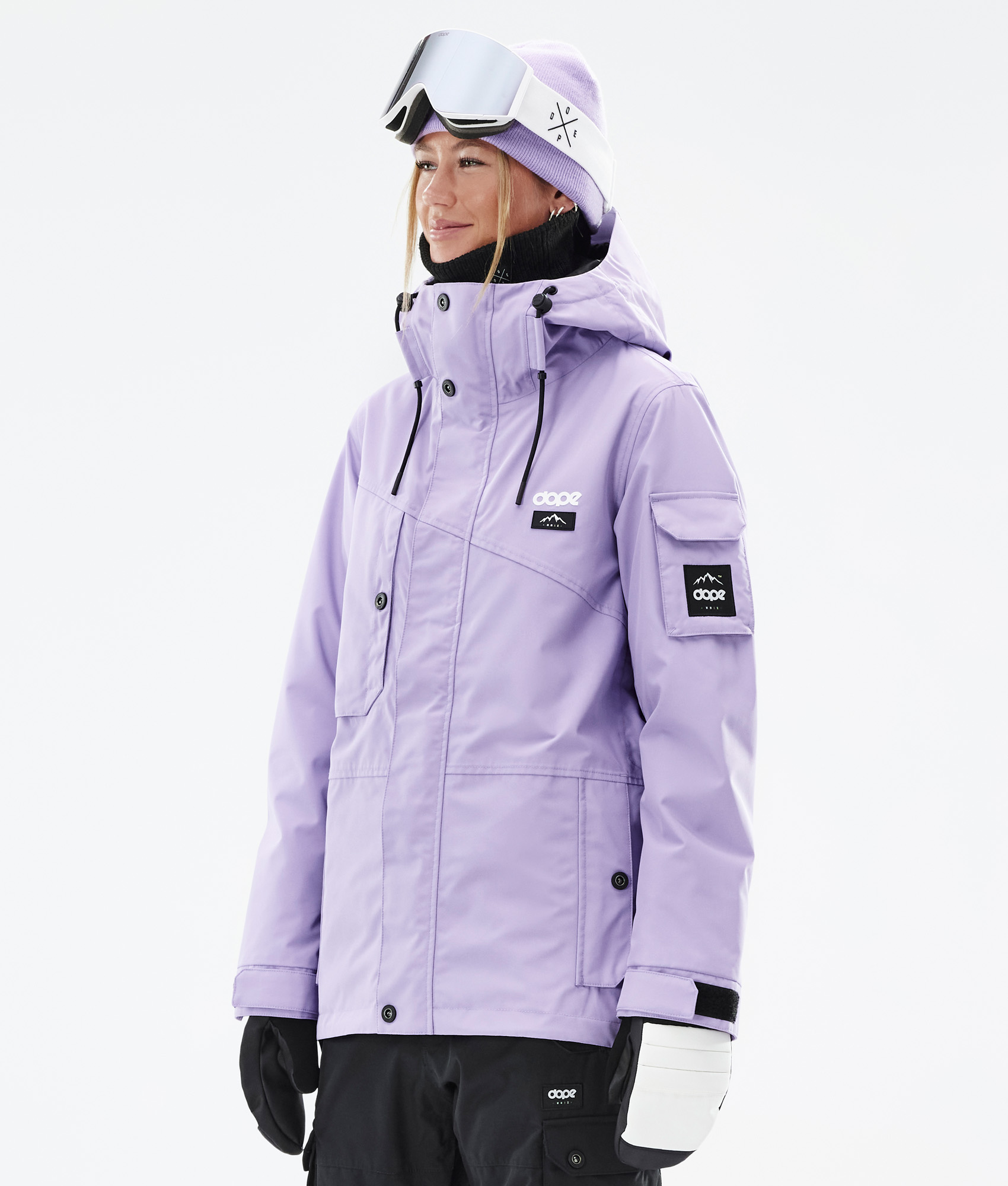Buy Missguided Ski Irridescent Jacket - Purple