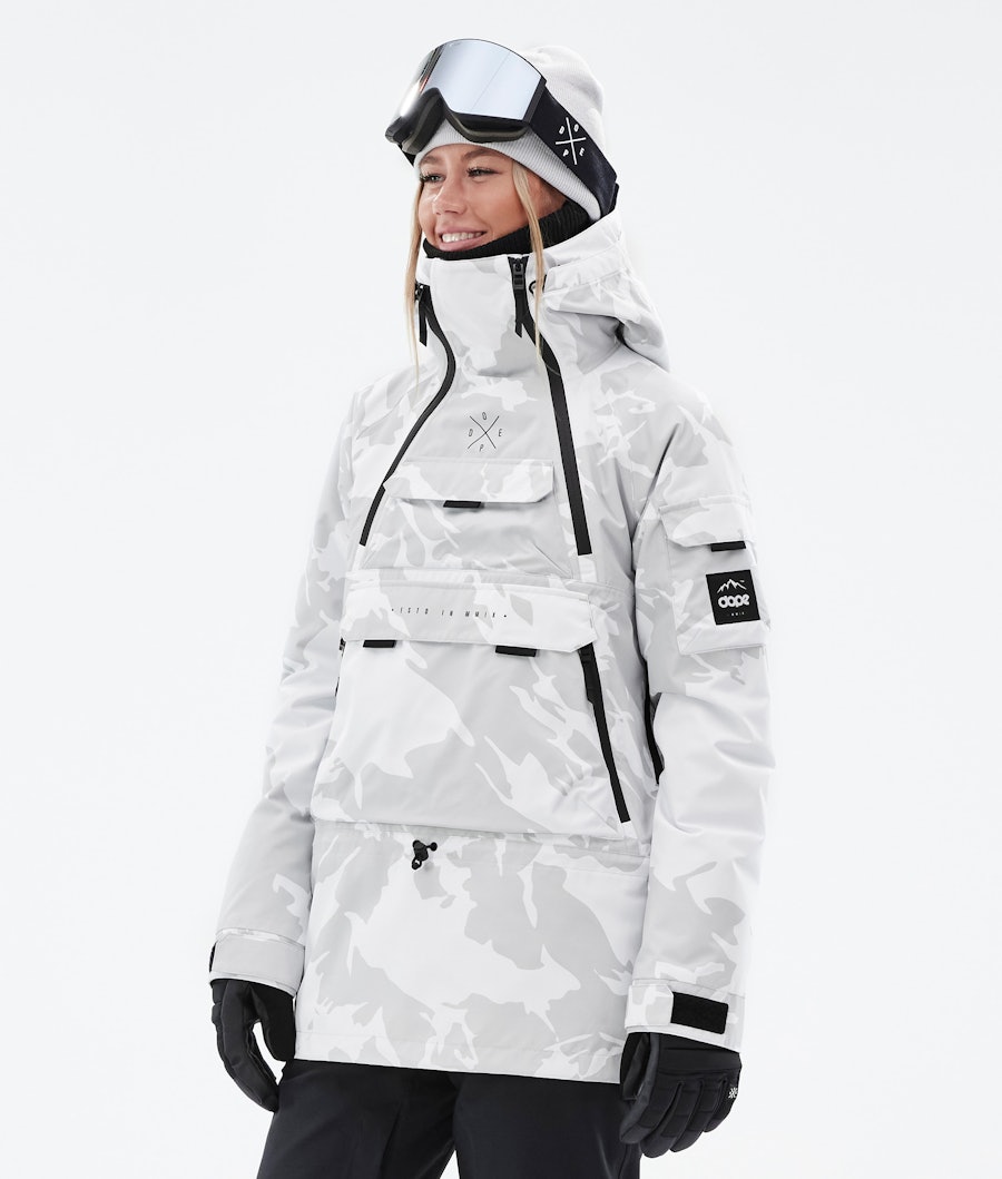Akin W Snowboard Jacket Women Grey Camo