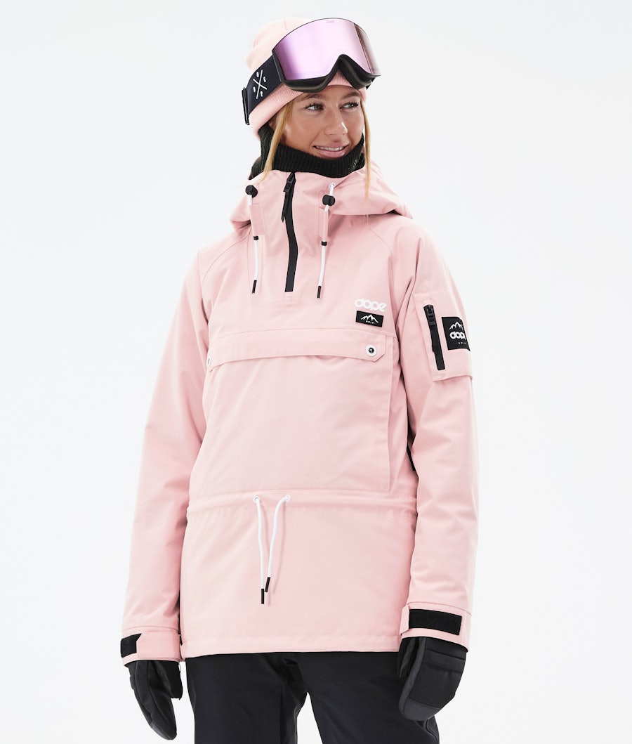 Annok W Veste Snowboard Femme Soft Pink