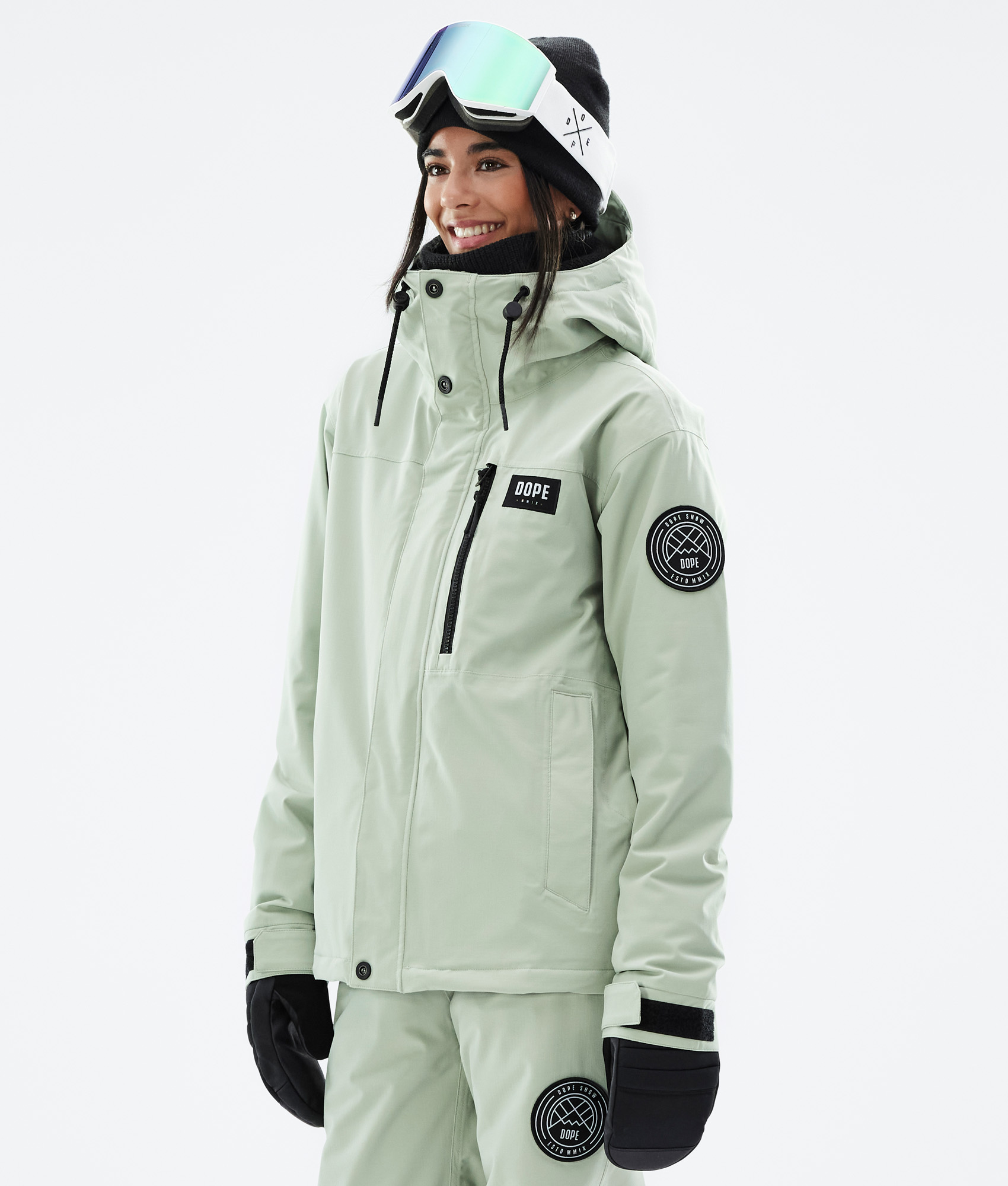 Ski Zip Dope Soft Blizzard Women Green Full Jacket W