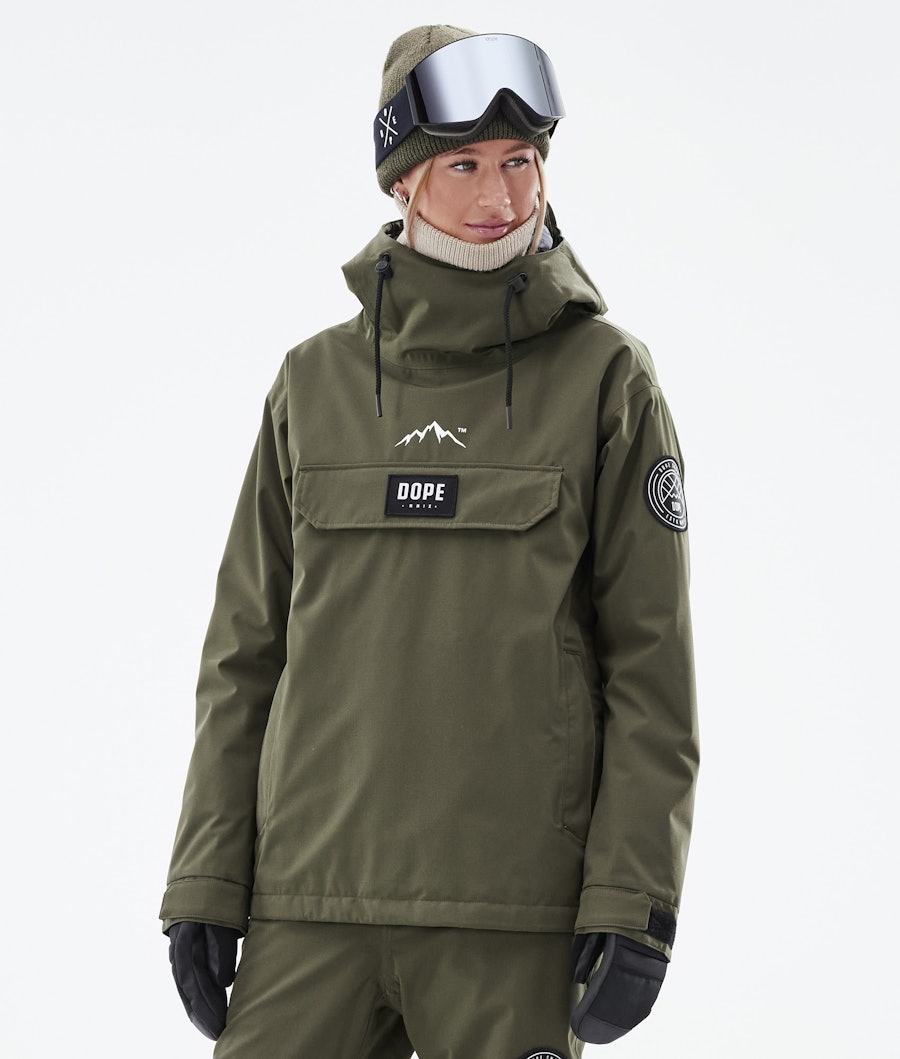 Blizzard W Giacca Snowboard Donna Olive Green