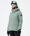 Puffer W Snowboard Jacket Women Faded Green
