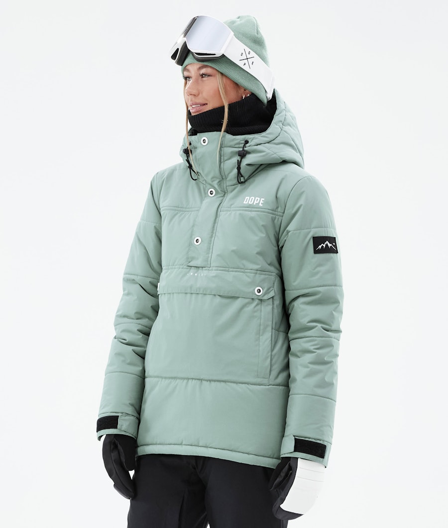 eindeloos Wens Reizende handelaar Dope Puffer W Ski Jacket Women Faded Green | Dopesnow.com