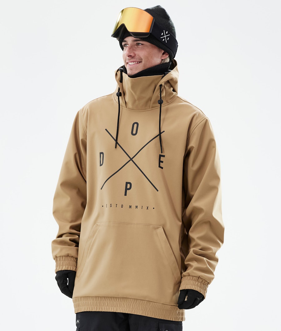Yeti Snowboard Jacket Men Gold