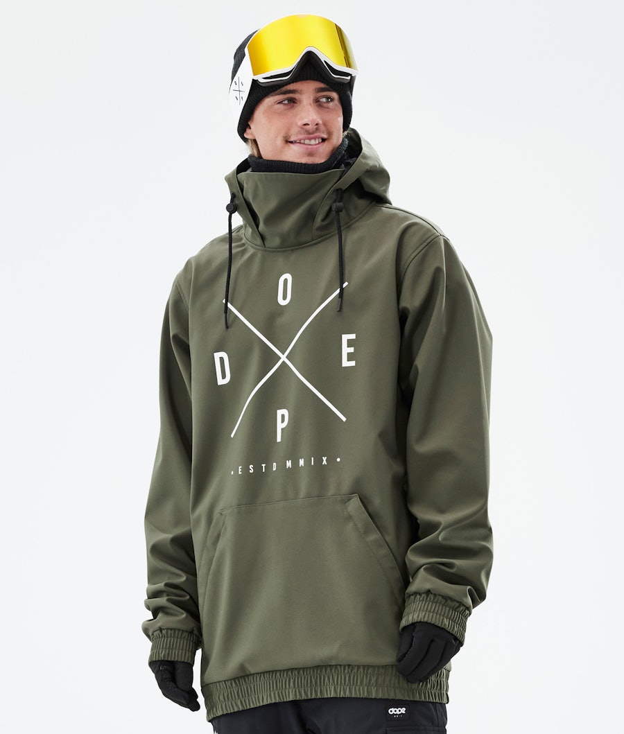 Yeti Snowboard Jacket Men Olive Green