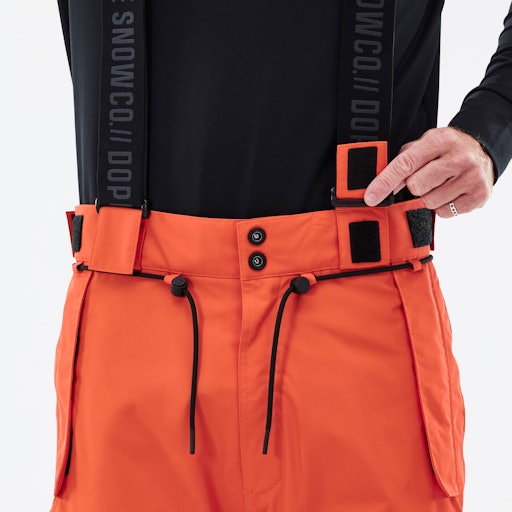 Dope Iconic Pantalones Snowboard Hombre Paint Orange - Naranja