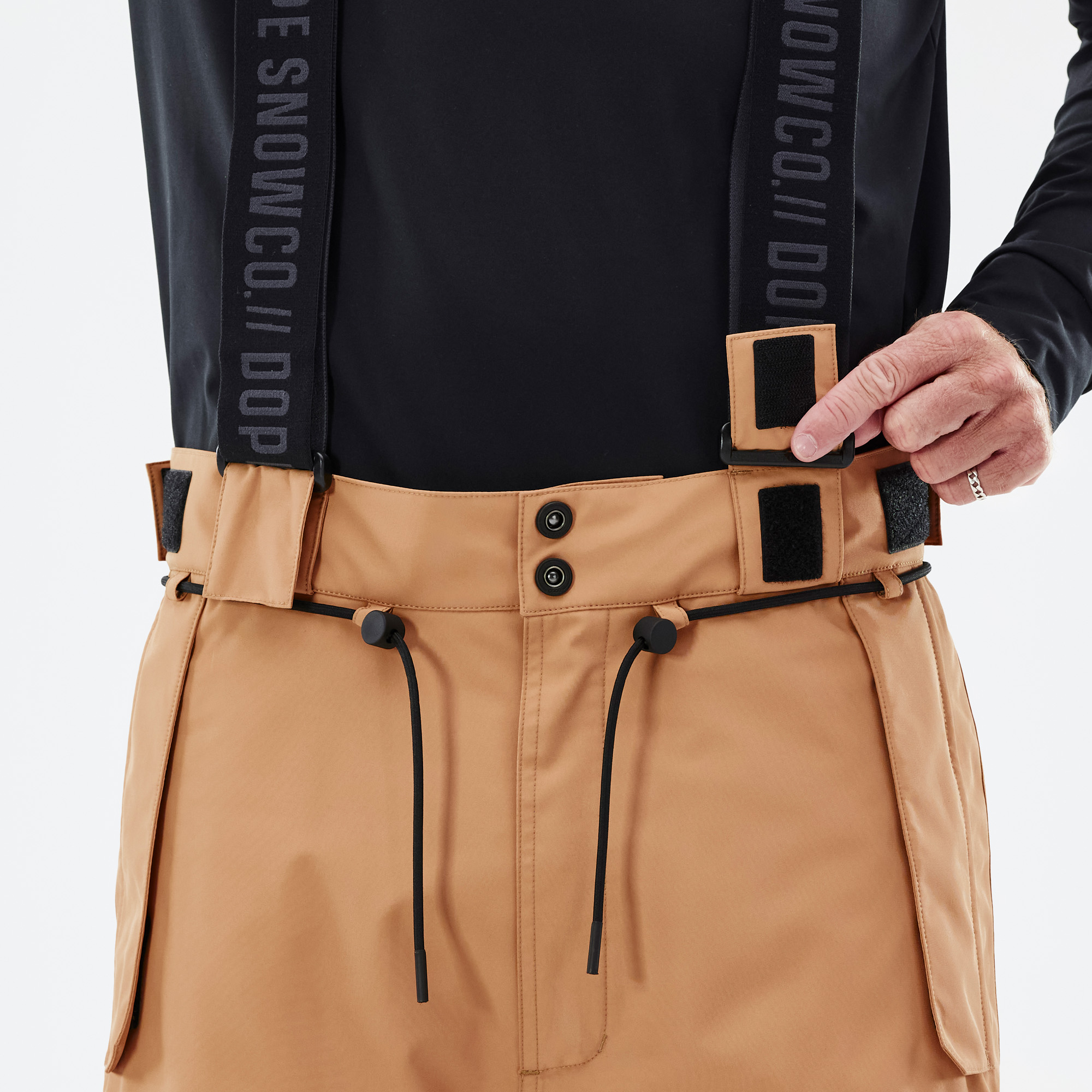 Dope Iconic Snowboard Pants Men Khaki Yellow Dopesnow UK