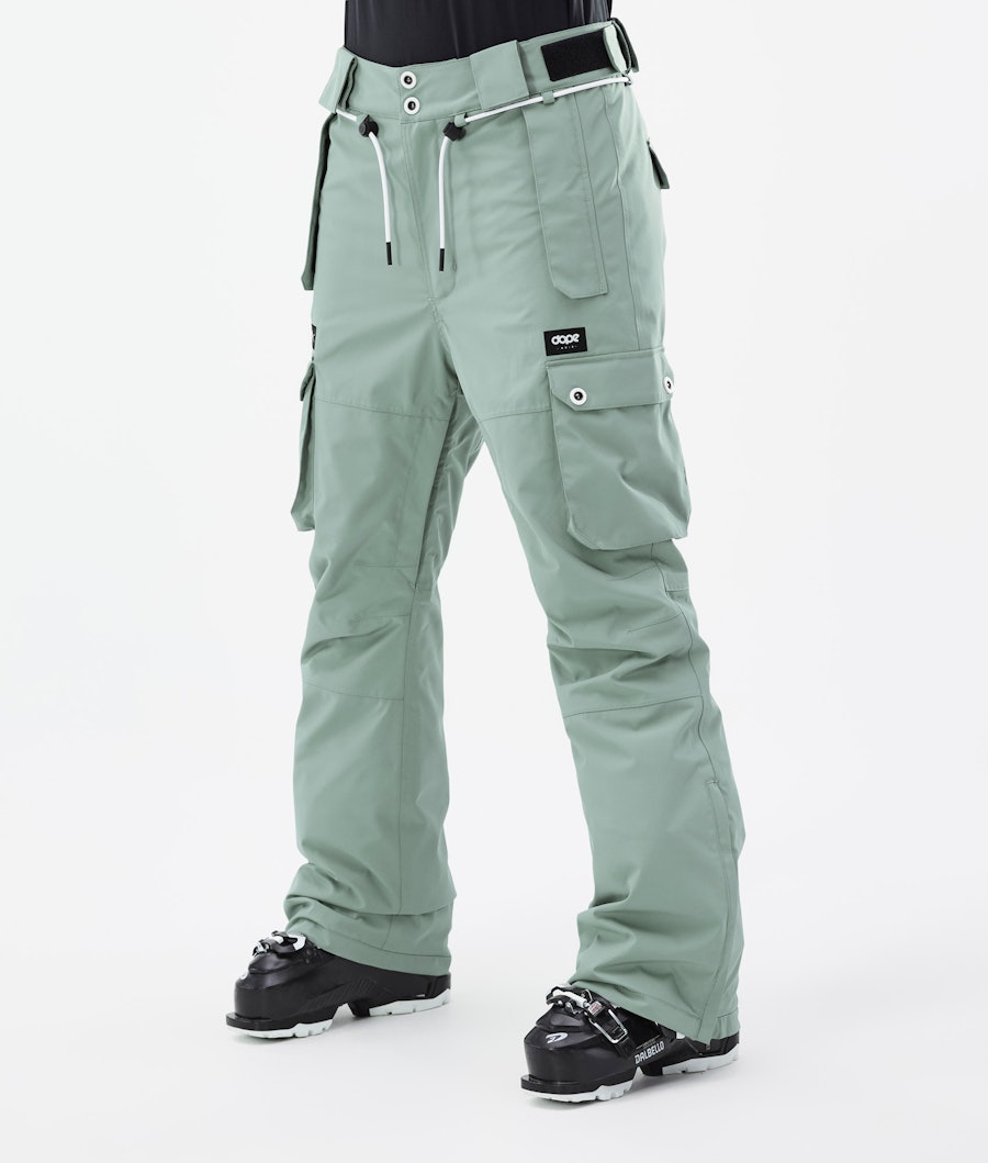 Iconic W Pantalon de Ski Femme Faded Green