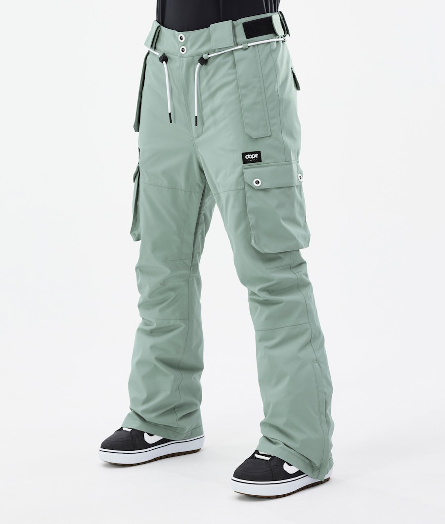 Iconic W Snowboard Pants Women Faded Green