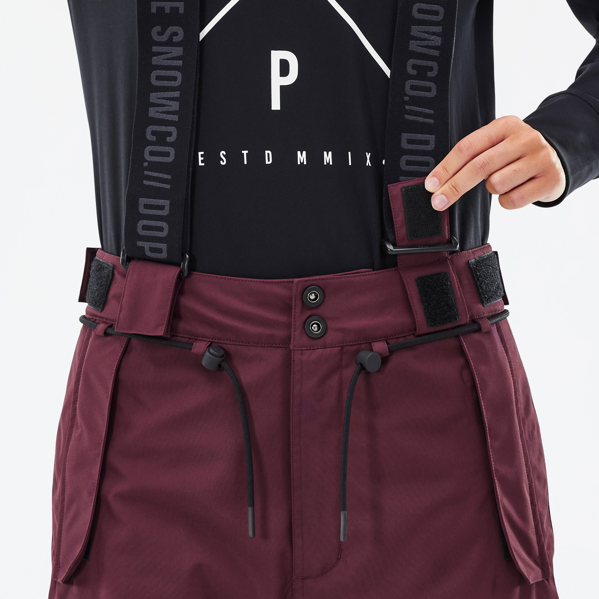 Dope Iconic W Women's Snowboard Pants Burgundy