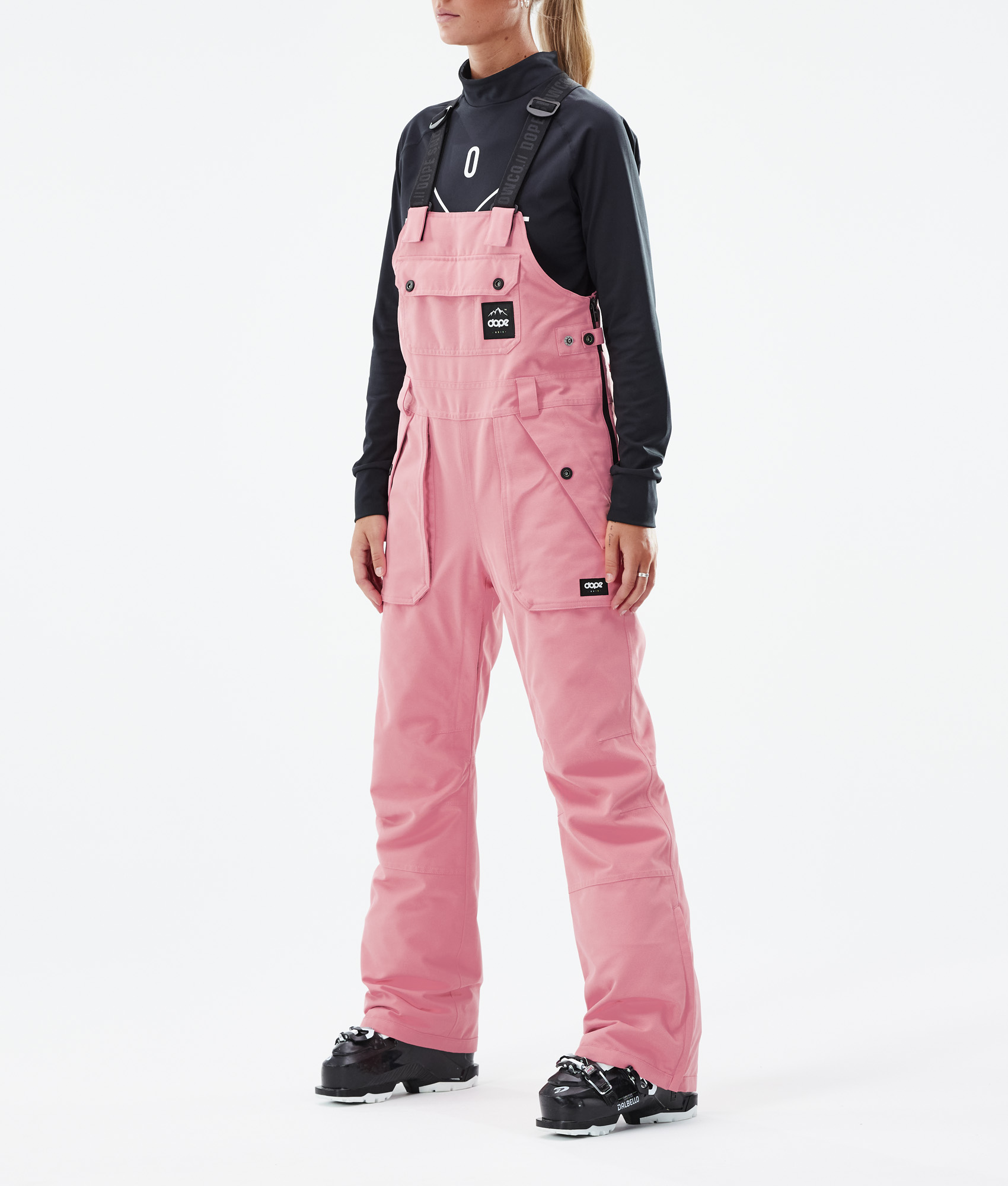 Off-White tie-dye logo ski trousers - Pink