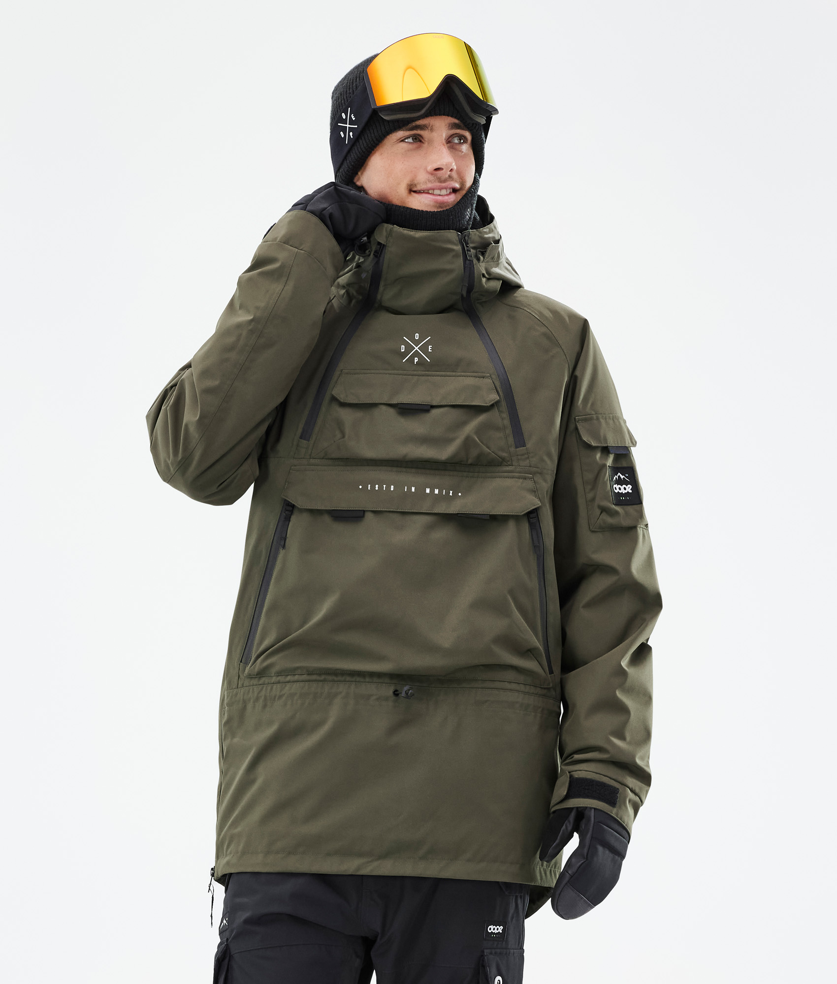 Dope Annok Ski Jacket Men Olive Green