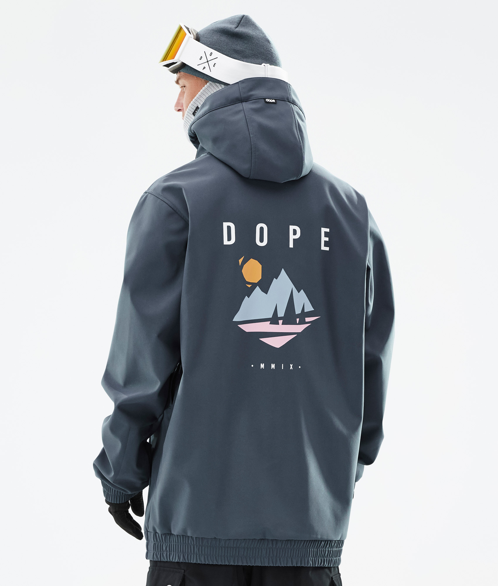 Dope Yeti Ski Jacket Men Pine Metal Blue